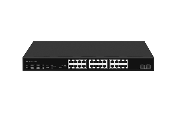 24 Port Network Switch 100M/1G/2.5G Ethernet 1G/2.5G/10G Fibra non gestita con FAN