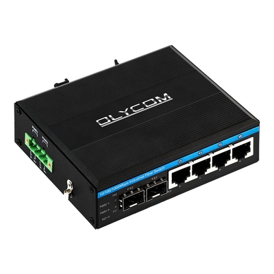 10/100/1000mbps Gigabit gestito POE switch con 2 sfp slot din rail Ethernet switch