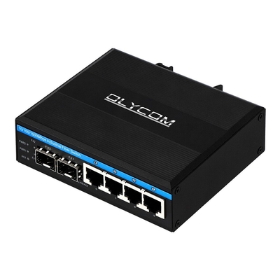 10/100/1000mbps Gigabit gestito POE switch con 2 sfp slot din rail Ethernet switch