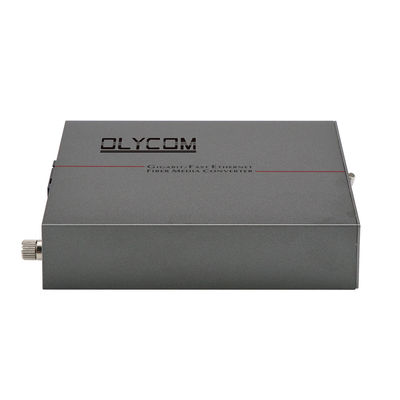 Convertitore Media PoE con LFPT Fast Ethernet Fibra Monomodale 30W Budget Ingresso DC48V