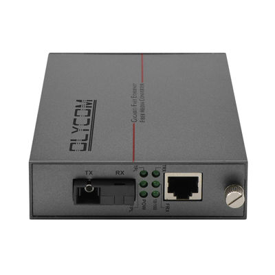 Convertitore Media PoE con LFPT Fast Ethernet Fibra Monomodale 30W Budget Ingresso DC48V