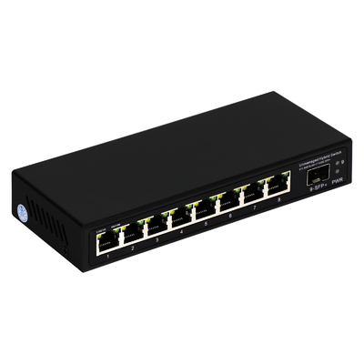 9 porte non gestite 2.5G Ethernet Switch con 10G Uplink SFP Port 60Gbps Backplane Bandwidth