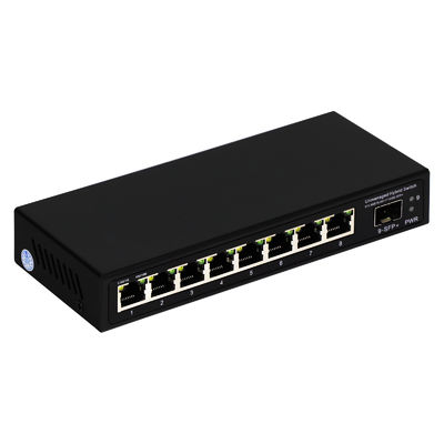 9 Port Unmanaged 2.5G Ethernet Switch con 10G Uplink SFP Port e 60Gbps Backplane Bandwidth