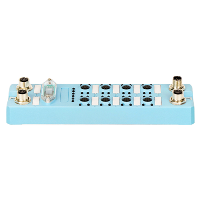 8 porte Industrial Gigabit Managed Switch 8x10/100/1000M M12 porte IP67 Switch Ethernet ferroviario impermeabile