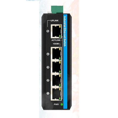 5 porte Gigabit WEB Switch gestito 100/1000M Switch di rete RSTP 802.1Q IP40 Ratificato CE