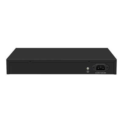 8 porte 10G Ethernet Switch velocità di rilevamento automatico non gestito Single AC Input Fanless