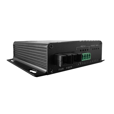 Industrial DIN-Rail RS485 RS422 RS485 Serial Data to Fiber Converter Modem in fibra ottica