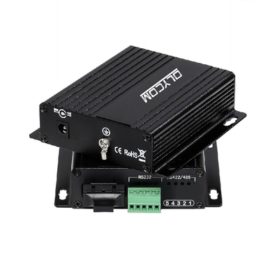 Industrial DIN-Rail RS485 RS422 RS485 Serial Data to Fiber Converter Modem in fibra ottica