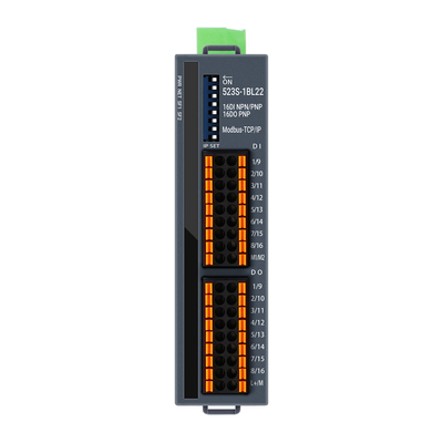 TCP/IP Modbus I/O Slave Module NPN e PNP supportato 16 Port DI DO DIN montato