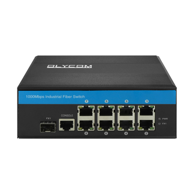 8 porte RJ45+1*SFP L2 Gigabit Ethernet Switcher gestito IP40 Dual Power Input Poe Switch
