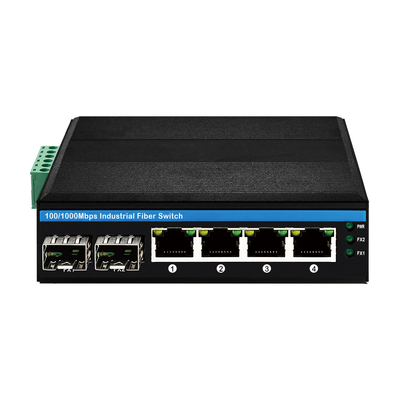Olycom Solar PoE Switch 4 Port DIN Rail Gigabit Unmanaged DC24V