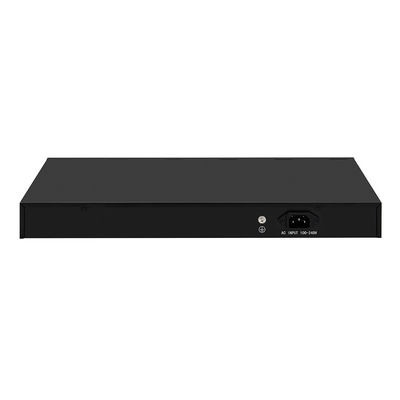 24 porte 10G L3 switch a fibra gestito con 8 Gigabit Combo SFP/RJ45 1U Rack 220V AC Input