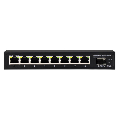 10G Ethernet Switch Switch di rete non gestito 8*2.5G RJ45+1*10G porte SFP