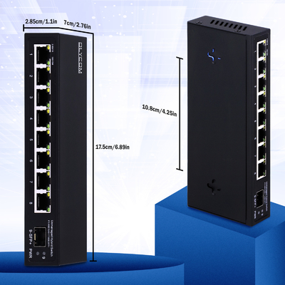 10G Ethernet Switch Switch di rete non gestito 8*2.5G RJ45+1*10G porte SFP