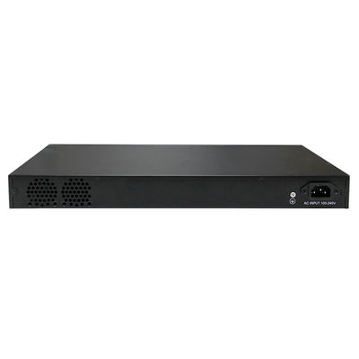 48 porte Gigabit L3 Managed Network Switch 10G Fiber Uplinks Single AC Input Basato su Realtek