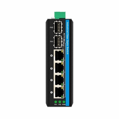 6 Port Gigiabit non gestito Ethernet Switch Din switch di rete DC12V/24V Input