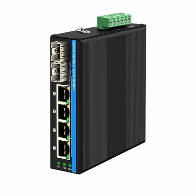 6 Port Gigiabit non gestito Ethernet Switch Din switch di rete DC12V/24V Input