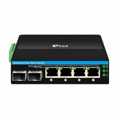 6 Port Gigiabit non gestito Ethernet Switch Din switch di rete DC12V/24V Input