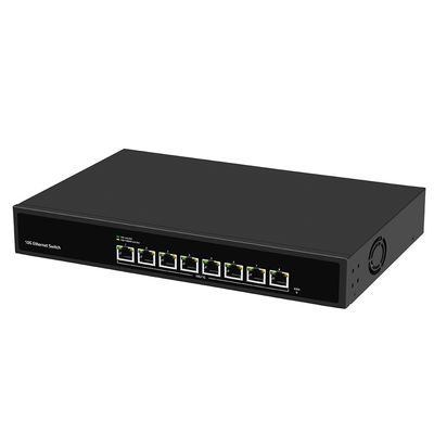 Unmanaged Rack Mounted 10G Ethernet Switch con ingresso di corrente AC100V-240V e compatibilità 1G/2.5G/5G