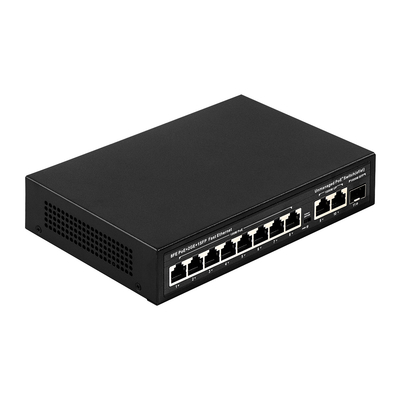 Interruttore PoE a 8 porte a raggio esteso 10/100M con consumo di 120W/150W e copertura di 250m
