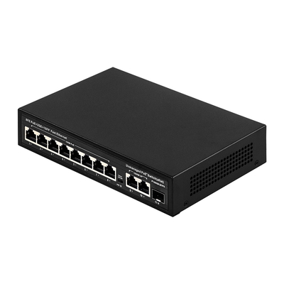 Interruttore PoE a 8 porte a raggio esteso 10/100M con consumo di 120W/150W e copertura di 250m