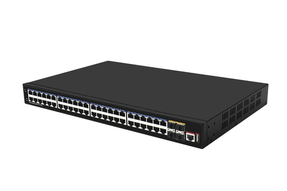 48 porte 10G Poe Switch L3 Managed Ethernet Switch con porte Poe da 48*gigabit + 4*10G Sfp+