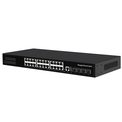 10G Switch gestibile 24 porte Gigabit Copper Ring ERPS gestito 1G/2.5G Fibra