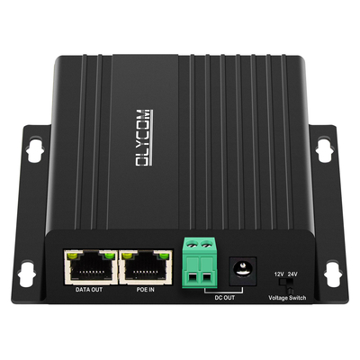 10/100/1000Mbps 12V 30W POE Splitter DC12V/24V uscita