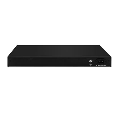 24 porte 2.5G PoE Managed Switch 10G Fiber Uplink L3 Layer 400W Budget AC Input CE