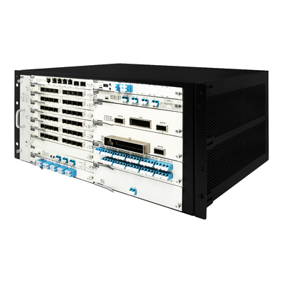 19" 5U OTN DWDM Transmission Equipment System con schede configurabili EDFA AWG