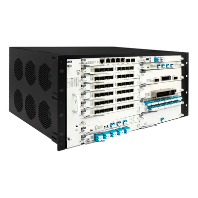 19" 5U OTN DWDM Transmission Equipment System con schede configurabili EDFA AWG