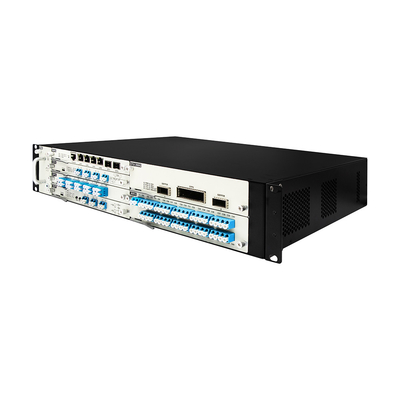 Sistema di trasmissione ottica DWDM da 19" 2U con scheda EDFA OTU DCM