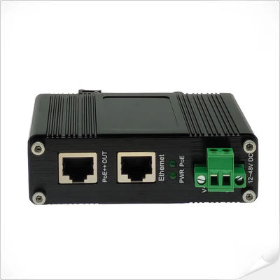 Iniezione industriale 90W 802.3bt PoE++ Gigabit DC12V DC24V DC48V Input Mini Size