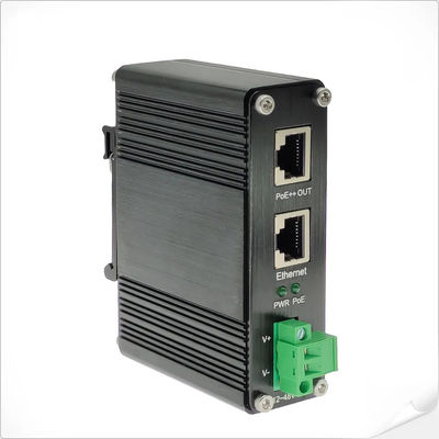 Iniezione industriale 90W 802.3bt PoE++ Gigabit DC12V DC24V DC48V Input Mini Size
