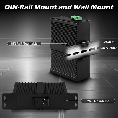 16 Port Managed Industrial Ethernet Switch 8RJ45+8SFP POE Switch con 4*RS485+2*CAN BUS