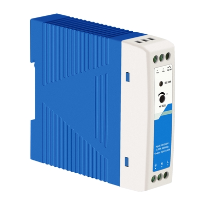 12V Din Fornitore di alimentazione di plastica 1.67A 20W AC/DC Input CE UL Listed Industrial Grade