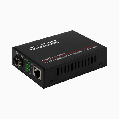 Convertitore di media in fibra a Gigabit Convertitore di fibra ottica SFP a RJ45
