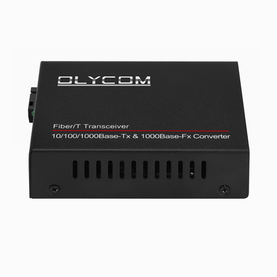 Fast Ethernet Fiber Optic Ethernet Converter 10/100M Transceiver bidirezionale monomodo SC a RJ45 20 km
