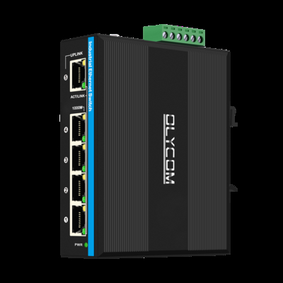 5 port switch gigabit Industrial PoE Extender 1*poe in supporto di porte 30w/60w/90w+4*poe porte di uscita
