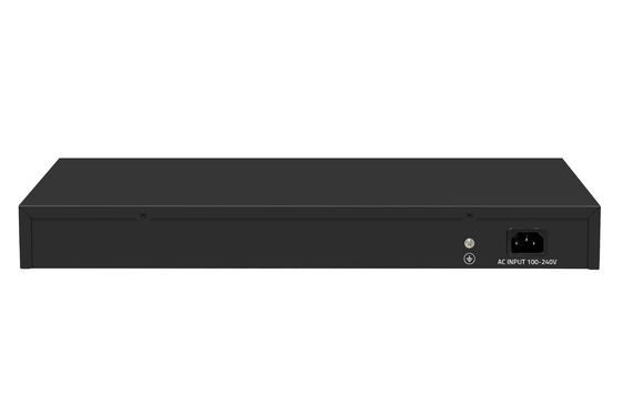 Switch Ethernet in fibra a 24 porte 10G prezzo di fabbrica Switch di rete gestito L3 da tavolo AC100-240V 1U Rack