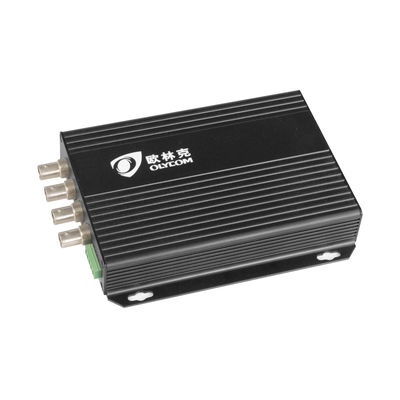 4 canali di definizione standard analogico BNC a fibra con convertitore ottico video RS485 20KM