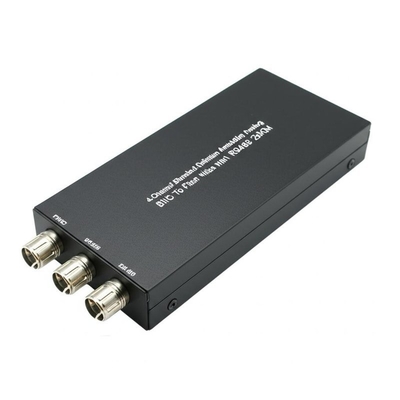 4 canali di definizione standard analogico BNC a fibra con convertitore ottico video RS485 20KM