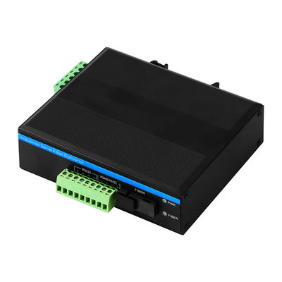 Convertitore ottico industriale RS485 RS422 RS485 Convertitore seriale a media in fibra Modem in fibra ottica