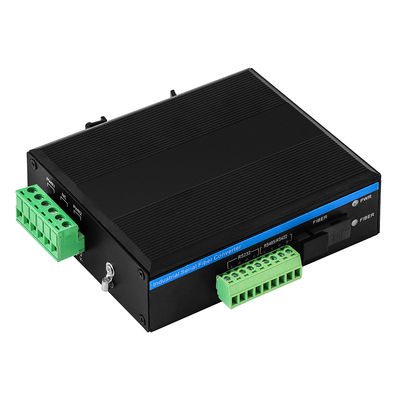 Convertitore ottico industriale RS485 RS422 RS485 Convertitore seriale a media in fibra Modem in fibra ottica