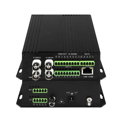 Convertitore ottico dati video audio video in fibra personalizzato OEM multi-servizio con interfaccia FC standard ST/SC opzionale per convertitore ottico digitale video