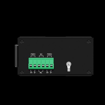 Switch Poe solare a 6 porte DC12-48V Ingresso Switch Ethernet industriale 120w per energia solare/Trunk/Sistema VoIP/Sistema di sicurezza CCTV