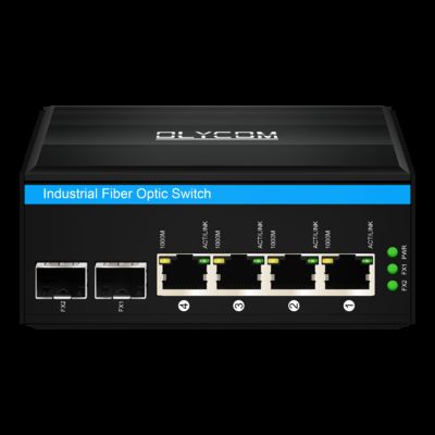 Switch Poe solare a 6 porte DC12-48V Ingresso Switch Ethernet industriale 120w per energia solare/Trunk/Sistema VoIP/Sistema di sicurezza CCTV