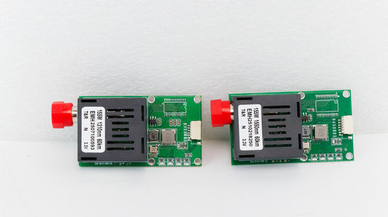 Modulo Drone Fibra Ottica 80km Ricetrasmettitore Ottico UAV con Video Analogico a 1 Canale e Dati TTL a 1 Canale per Piattaforme UAV DC 5.5-26V