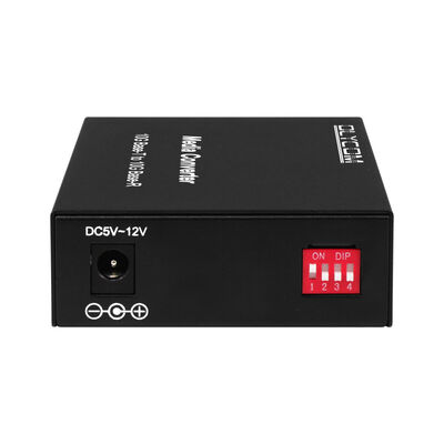 Convertitore di media in fibra SFP+ non gestito 10G con interruttore DIP Convertitore di fibra ottica per data center e backbone LAN