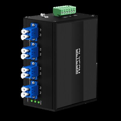 Switch di bypass ottico in fibra AC/DC Doppio ingresso alimentazione 2*2B LC SM/MM